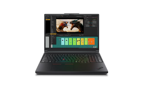 Lenovo ThinkPad P16 Gen 3 Intel Core Ultra 9 275HX Laptop 40,6 cm (16") WQUXGA 64 GB DDR5-SDRAM 1 TB SSD NVIDIA RTX PRO 3000 Blackwell Wi-Fi 7 (802.11be) Windows 11 Pro Deutsch Schwarz