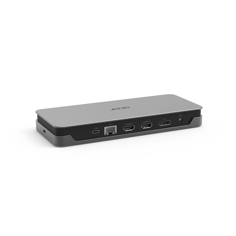 Acer GP.DCK11.01Q laptop-dockingstation & portreplikator Kabelgebunden USB 3.2 Gen 2 (3.1 Gen 2) Type-C Schwarz