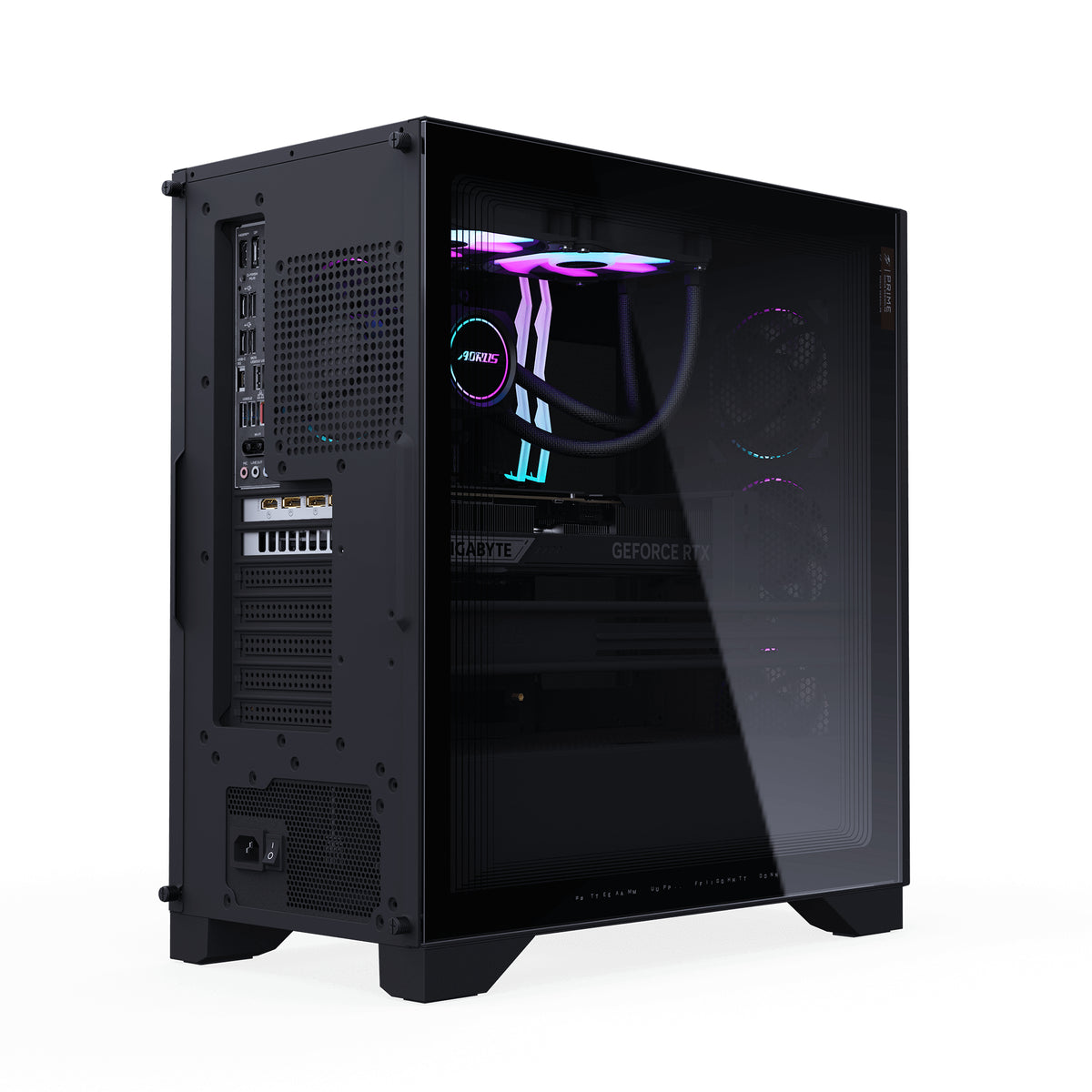 GIGABYTE AORUS PRIME 5 Gaming Desktop PC - AMD Ryzen 7 9800X3D, RTX 5070 Ti 16G, 32GB DDR5-SDRAM, 2000GB SSD, Windows 11 Home