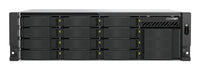 QNAP TS-H1655XEU-RP Speicherserver Rack (3U) Intel Atom® C5125 8 GB DDR4 0 TB QuTS hero Schwarz, Grau