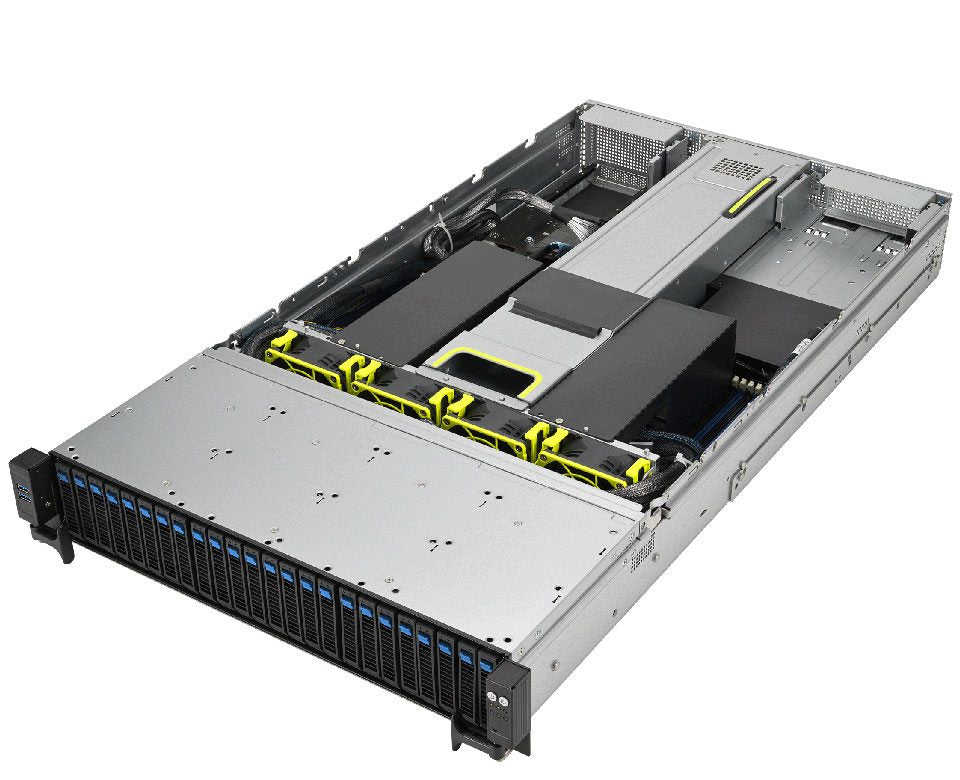 bluechip SERVERline R52212a 2HE Rack, 2 x Intel® Xeon® Silver 4410Y Prozessor / bis zu 3.90 GHz, 64 GB DDR5, 2 x 960 GB SSD, Avago 9560-8i, 2 x 10 Gigabit Ethernet