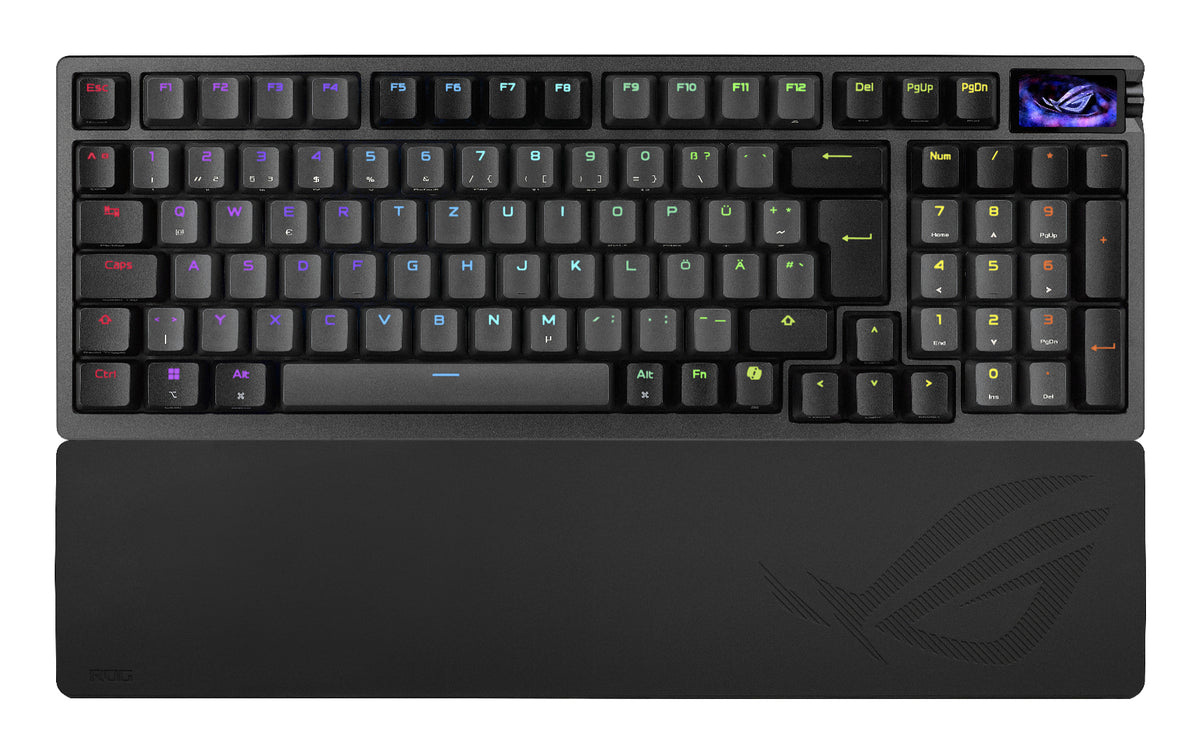 ASUS ROG Azoth 96 HE Tastatur Gaming USB + RF Wireless + Bluetooth QWERTZ Schwarz