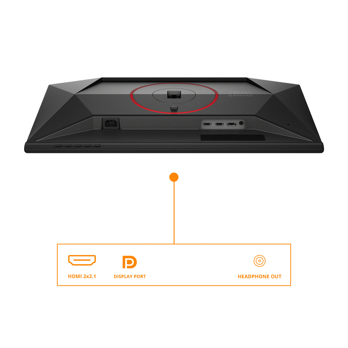 AOC G4 Q25G4SR Computerbildschirm 62,2 cm (24.5") 2560 x 1440 Pixel Quad HD LED Schwarz, Rot