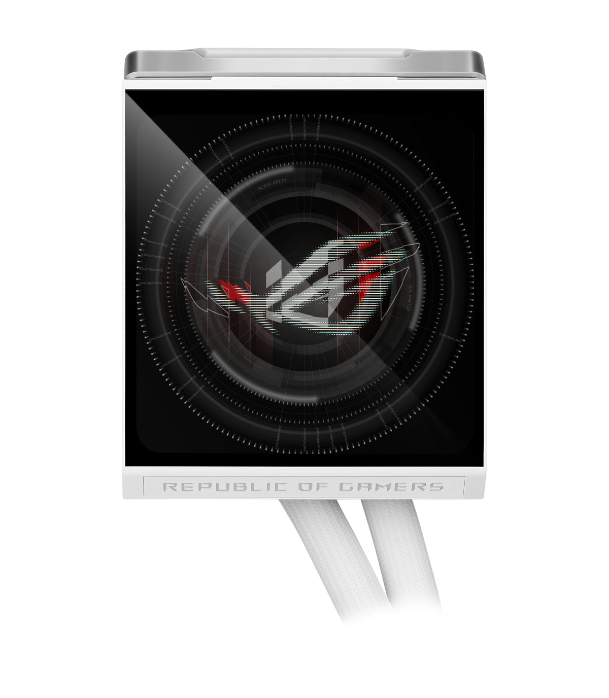 ASUS ROG Strix LC IV 360 ARGB LCD White Edition Prozessor Flüssigkeitskühlung 12 cm Weiß