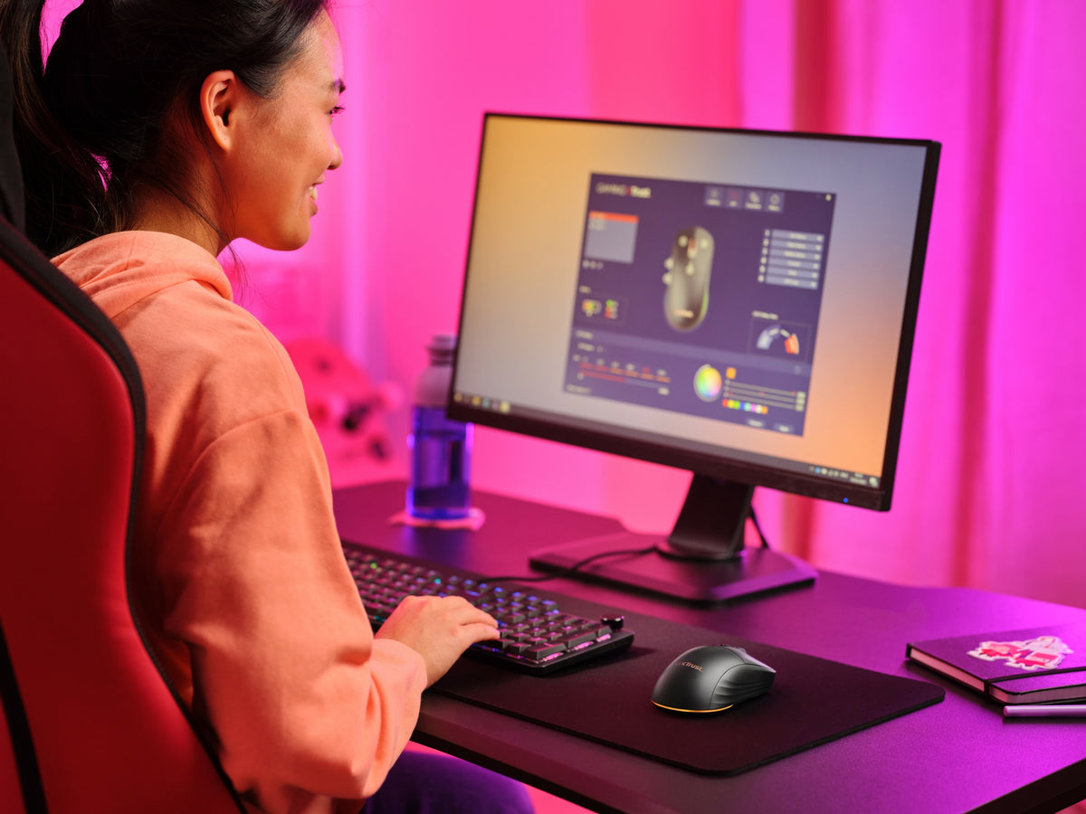 Trust GXT 927 Redex+ Maus Gaming rechts RF Wireless + USB Type-A Laser 25600 DPI