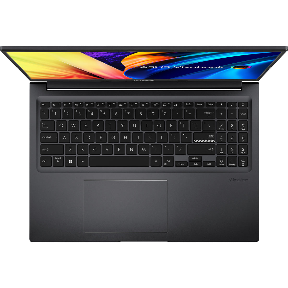 ASUS Vivobook 16 X1605VAPBF-SH214W Intel Core 9 270H Laptop 40,6 cm (16") WUXGA 24 GB DDR5-SDRAM 1 TB SSD Wi-Fi 6 (802.11ax) Windows 11 Home Schwarz