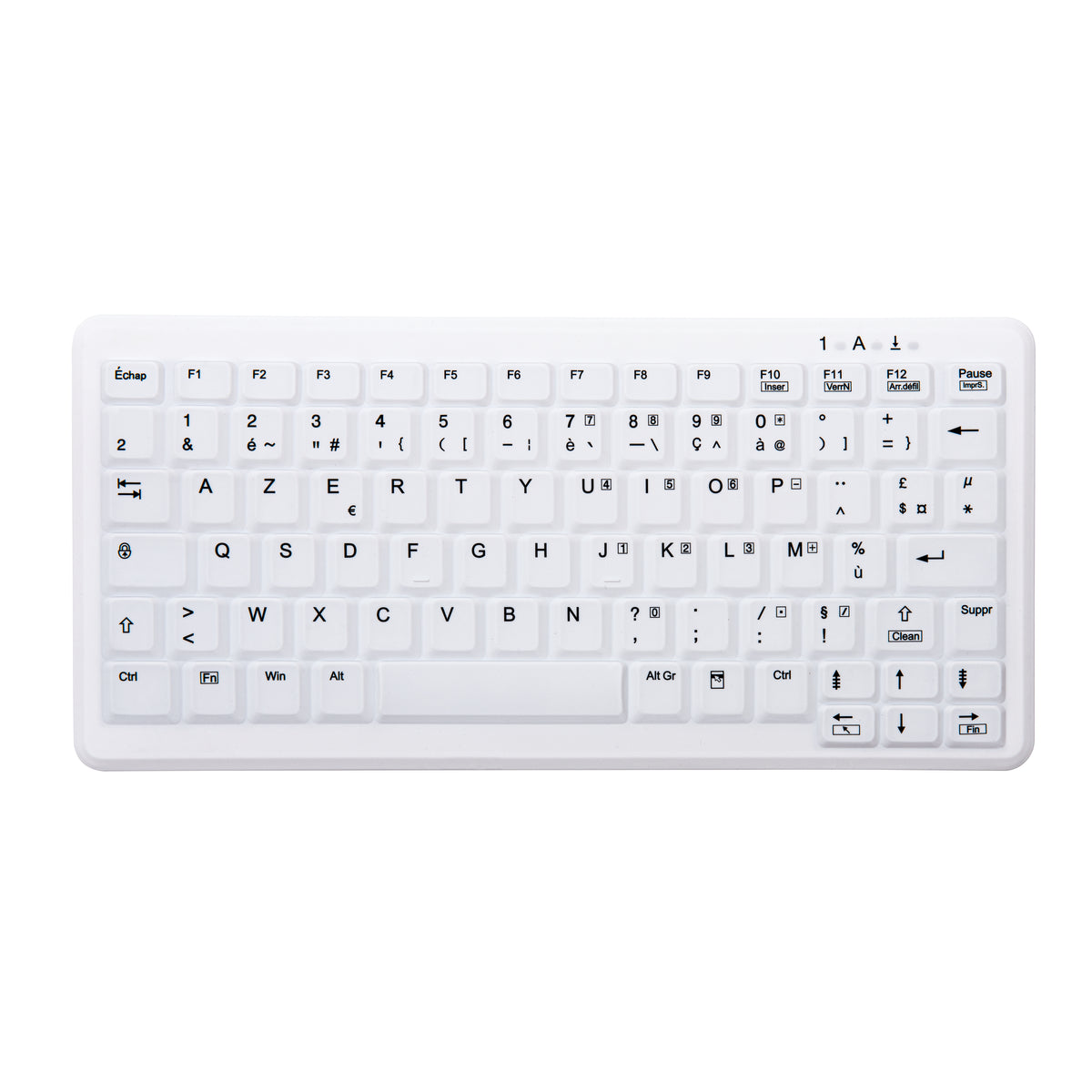 Contour Design Active Key AK-C4110 Tastatur Medizinisch RF Wireless AZERTY Französisch Weiß