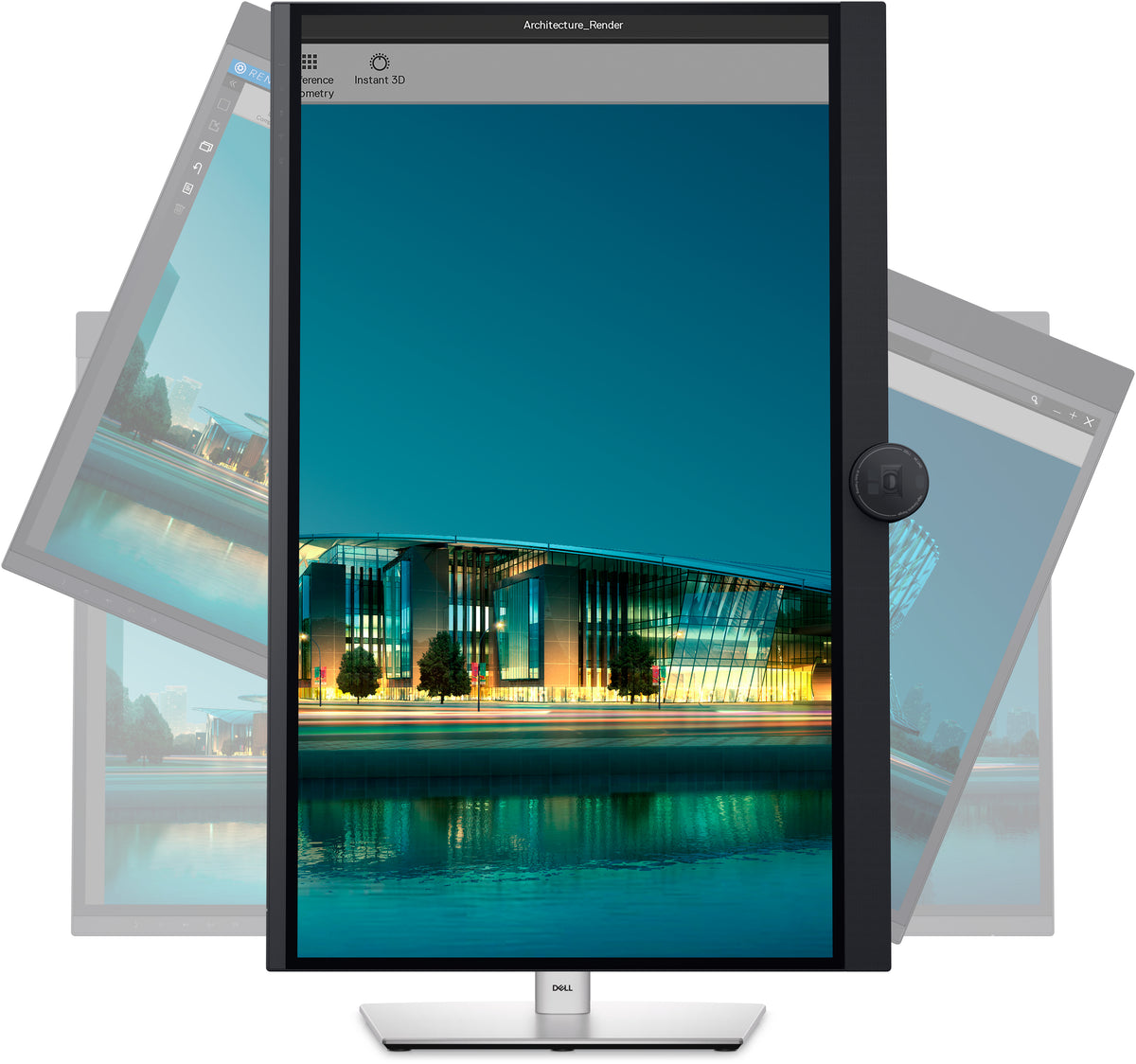 DELL UltraSharp U3224KBA Computerbildschirm 80 cm (31.5") 6144 x 3456 Pixel 6K Ultra HD LCD Schwarz, Silber