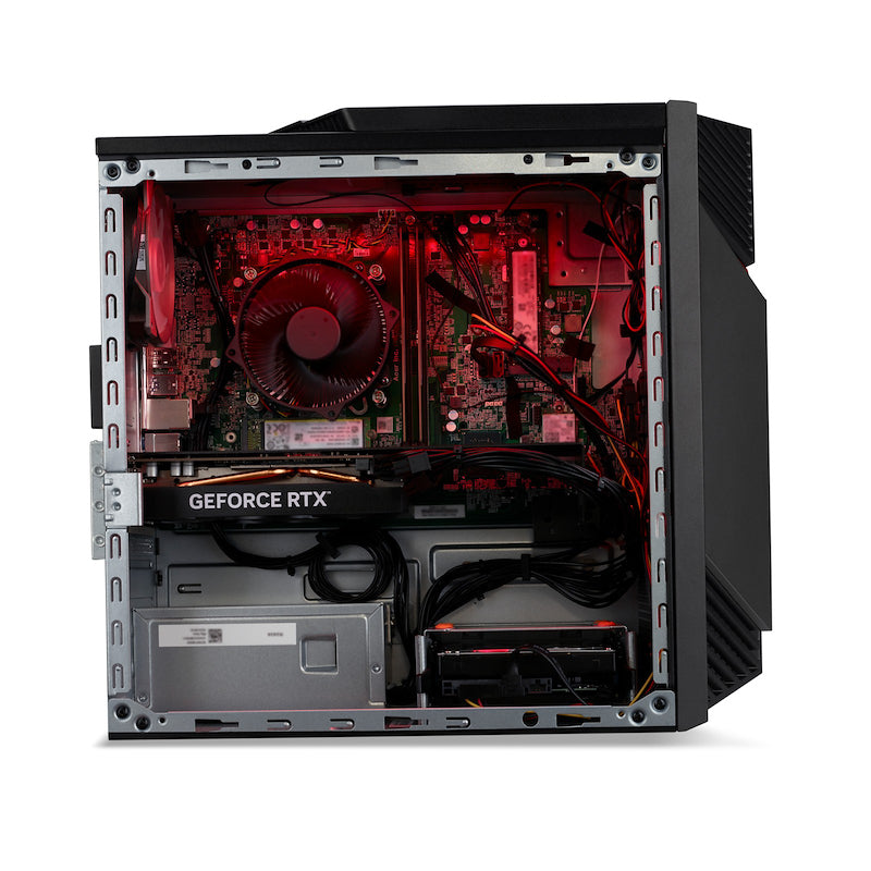 Acer NITRO 50 N50-660 Intel Core Ultra 7 265F 32 GB DDR5-SDRAM 1 TB SSD NVIDIA GeForce RTX 5060 Windows 11 Home Desktop PC Schwarz, Rot