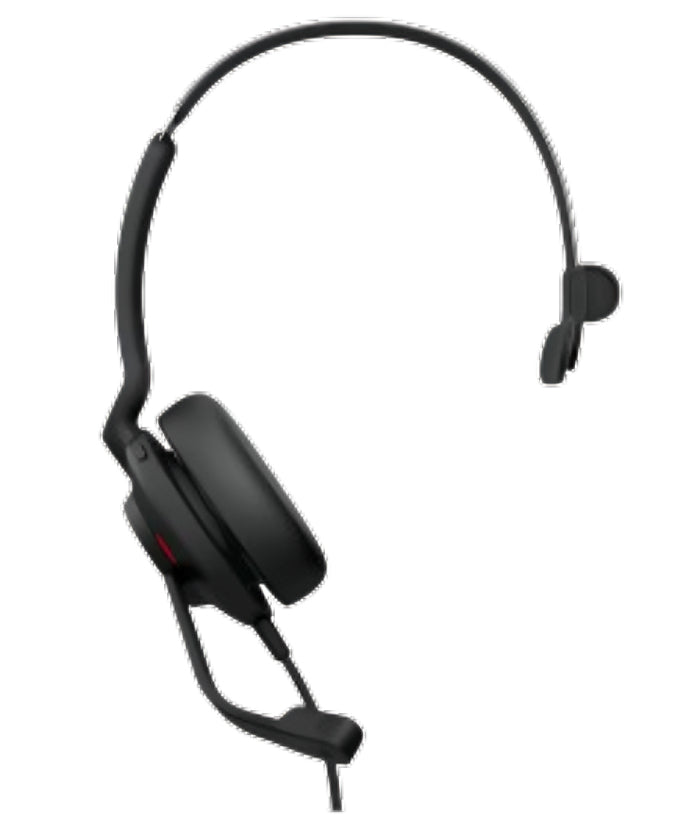 Jabra Evolve2 30 SE USB C/A MS Mono Kopfhörer Kabelgebunden Handgeführt Büro/Callcenter USB Type-C / USB Type-A Schwarz