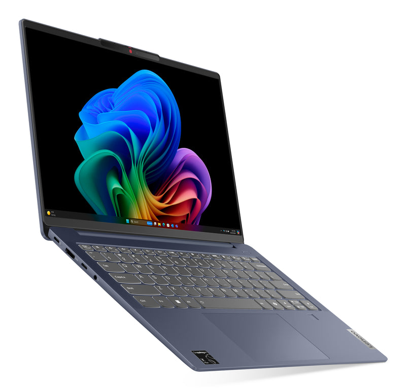 Lenovo IdeaPad Slim 5 14Q8X9 Copilot+ PC Snapdragon X1-26-100 Laptop 35,6 cm (14") WUXGA 16 GB LPDDR5x-SDRAM 512 GB SSD Wi-Fi 7 (802.11be) Windows 11 Home Deutsch Blau