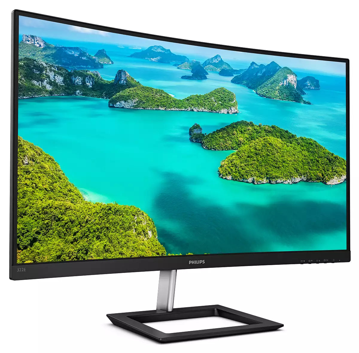 Philips E Line 322E1C/00 Computerbildschirm 80 cm (31.5") 1920 x 1080 Pixel Full HD LCD Schwarz