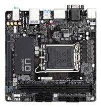 GIGABYTE H610I Motherboard - Unterstützt Intel Core 14. Generation CPUs, 4+1+1 Hybrid Digital VRM, bis zu 5600MHz DDR5, 1xPCIe 3.0 M.2, GbE LAN, USB 3.2 Gen 1