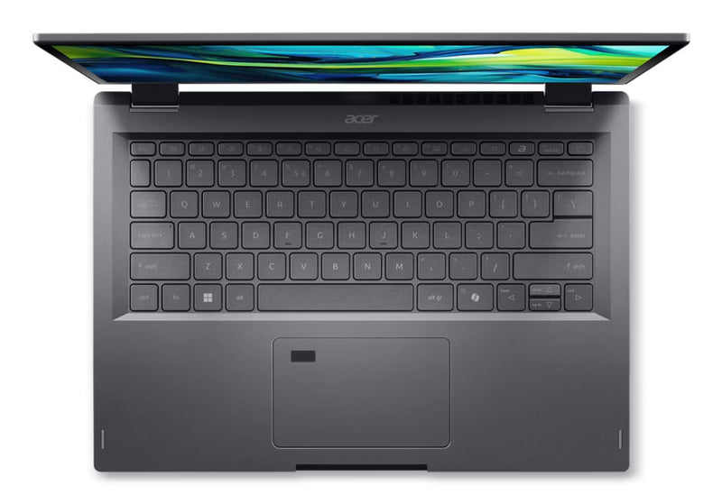 Acer Aspire Spin 14 ASP14-52MTN-713L Intel Core Ultra 7 155U Hybrid (2-in-1) 35,6 cm (14") Touchscreen WUXGA 16 GB LPDDR5x-SDRAM 1 TB SSD Wi-Fi 6 (802.11ax) Windows 11 Home Grau