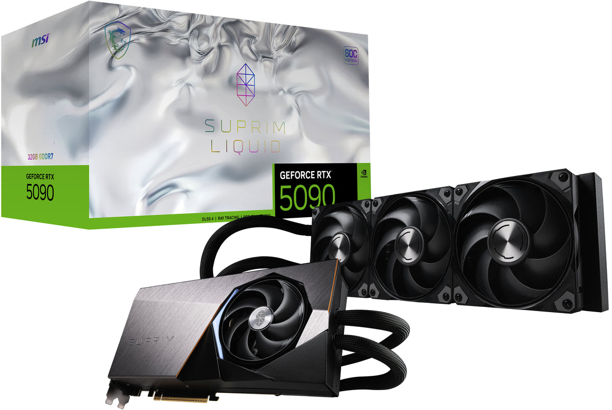 MSI SUPRIM GEFORCE RTX 5090 32G LIQUID SOC Grafikkarte NVIDIA 32 GB GDDR7
