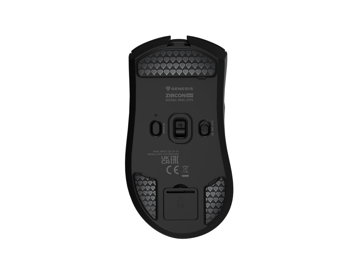 GENESIS Zircon 880 Maus Gaming Rechts RF Wireless + Bluetooth + USB Type-C Optisch 12000 DPI