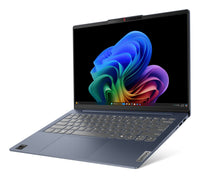 Lenovo IdeaPad Slim 5 14Q8X9 Copilot+ PC Snapdragon X1-26-100 Laptop 35,6 cm (14") WUXGA 16 GB LPDDR5x-SDRAM 512 GB SSD Wi-Fi 7 (802.11be) Windows 11 Home Deutsch Blau