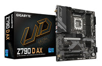 GIGABYTE Z790 D AX Motherboard - Unterstützt Intel Core 14. Generation CPUs, 12+1+1 Phasen Digital VRM, bis zu 7600MHz DDR5 (OC), 3xPCIe 4.0 M.2, Wi-Fi 6E, 2.5GbE LAN, USB 3.2 Gen 2