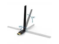 Conceptronic ABBY17B USB-Bluetooth 5.3-Adapter mit externer Antenne und hoher Reichweite