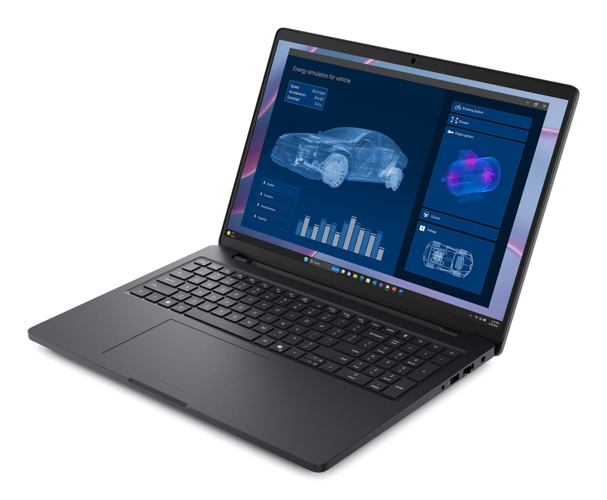 DELL Pro Max 16 MC16255 Copilot+ PC AMD Ryzen AI 7 PRO PRO 350 Mobiler Arbeitsplatz 40,6 cm (16") Full HD+ 32 GB LPDDR5x-SDRAM 512 GB SSD NVIDIA RTX PRO 500 Blackwell Wi-Fi 7 (802.11be) Windows 11 Pro Deutsch Schwarz