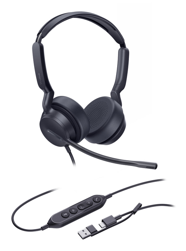 Yealink Dual-UC-Headset mit USB-C/A-Anschluss