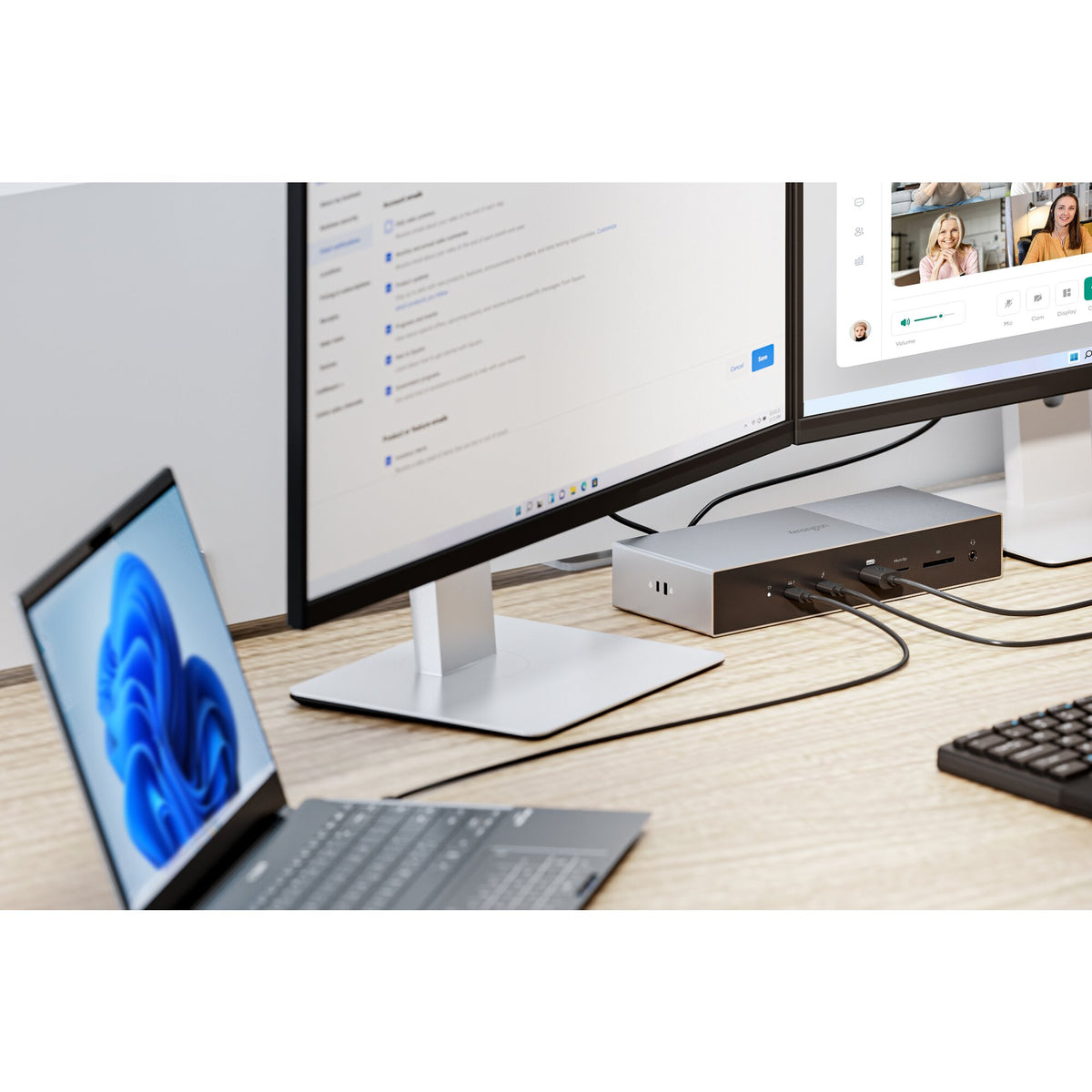 Kensington SD5000T5 EQ Thunderbolt 5 Triple 4K Dockingstation mit 140 W PD - Windows/macOS