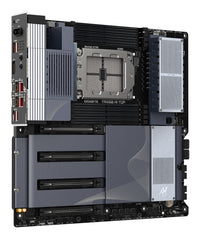 GIGABYTE TRX50 AI TOP-2B Mainboard – Unterstützt AMD Ryzen Threadripper PRO 7000 CPUs, digitales 16+8+4 Phasen VRM, bis zu 5200 MHz DDR5, 4 x PCIe 5.0 M.2, Wi-Fi 7, 10 GbE LAN, USB 4