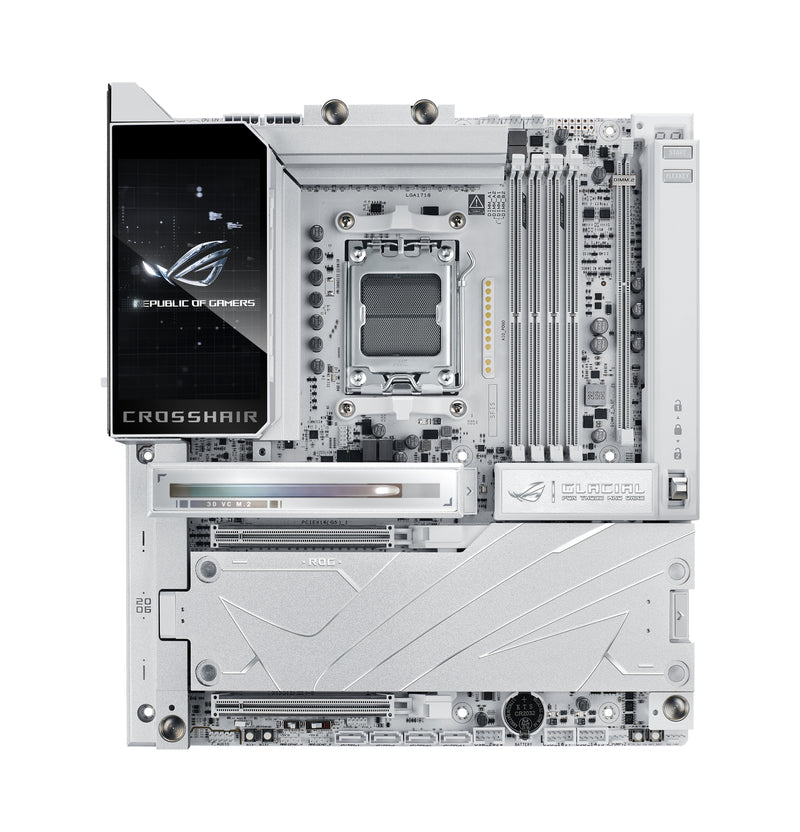 ASUS ROG CROSSHAIR X870E GLACIAL AMD X870E Sockel AM5 Erweitertes ATX