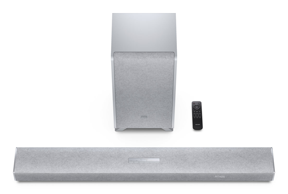 Sharp HT-SBW53121(SL) Soundbar-Lautsprecher Silber 3.1.2 Kanäle 182 W