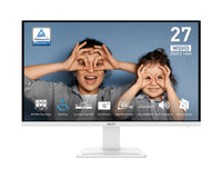 MSI Pro MP273QWDE E2 Écran d'ordinateur 68,6 cm (27") 2560 x 1440 pixels Wide Quad HD LCD Blanc