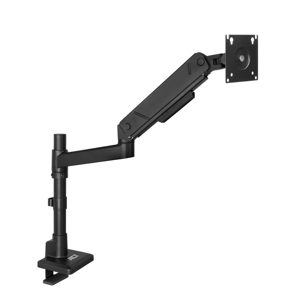 Supporto per monitor ACT, 1 schermo fino a 45", office solid pro, con molla a gas, montaggio su palo