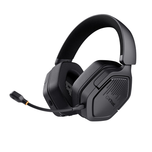 Trust GXT 493 Carus Kopfhörer Verkabelt & Kabellos Kopfband, Helm Gaming USB Type-C / USB Type-A Bluetooth Schwarz