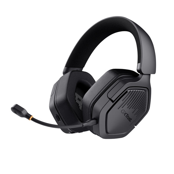 Trust GXT 493 Carus Kopfhörer Verkabelt & Kabellos Kopfband, Helm Gaming USB Type-C / USB Type-A Bluetooth Schwarz