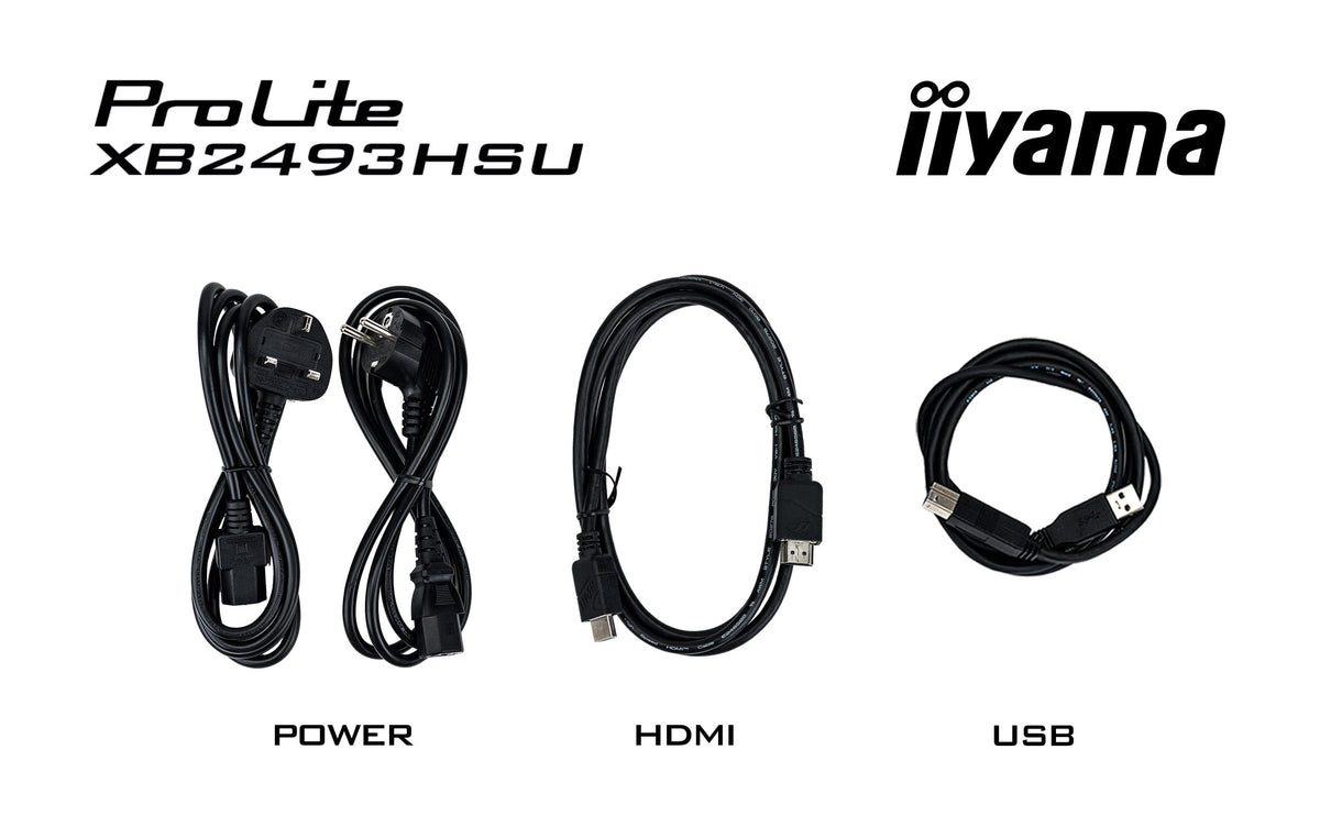 iiyama ProLite XB2493HSU-B1 Computerbildschirm 60,5 cm (23.8") 1920 x 1080 Pixel Full HD LED Schwarz