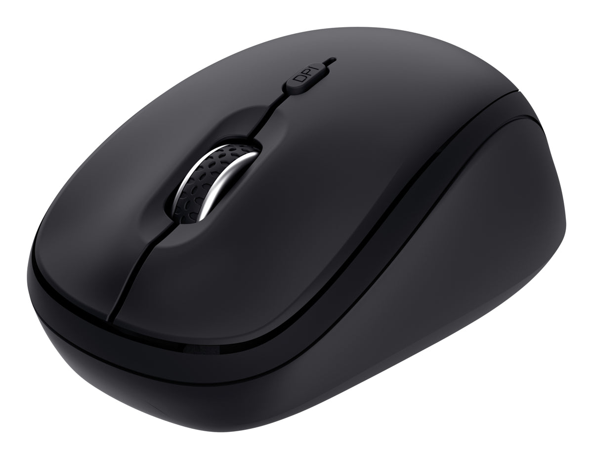 Trust Yvi+ Maus Universal Beidhändig RF Wireless + Bluetooth Optisch 1600 DPI