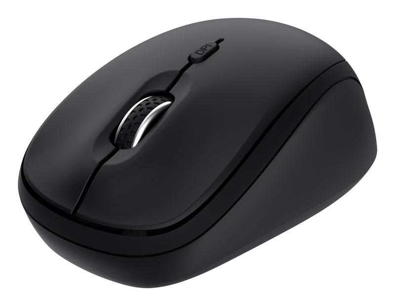 Trust Yvi+ Maus Universal Beidhändig RF Wireless + Bluetooth Optisch 1600 DPI