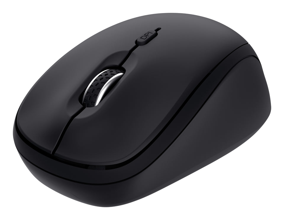 Trust Yvi+ Souris universelle ambidextre sans fil RF + Bluetooth optique 1600 DPI