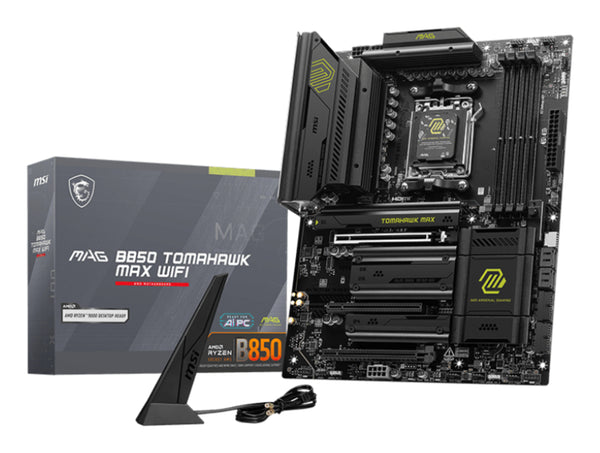 MSI MAG B850 TOMAHAWK MAX WIFI Motherboard AMD B850 Sockel AM5 ATX