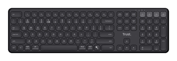 Trust Vaiya Kabellose Tastatur für mehrere Geräte - Schwarz