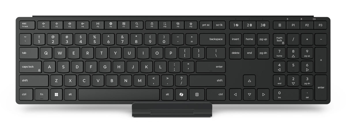 Lenovo 4Y41S04673 Tastatur Heimbüro RF Wireless + Bluetooth Deutsch Schwarz