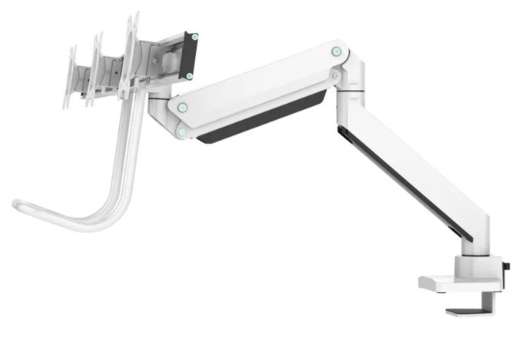Neomounts NM-D775DX3WHITE Flachbildschirm-Tischhalterung 68,6 cm (27") Tisch/Bank Weiß