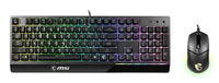 MSI S11-04DE601-CLA Tastatur Maus enthalten Gaming USB QWERTZ Deutsch Schwarz