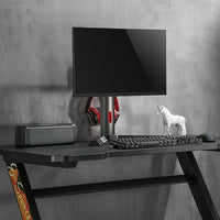 Techly ICA-LCD G32 Flachbildschirm-Tischhalterung 81,3 cm (32") Tisch/Bank Schwarz, Rot