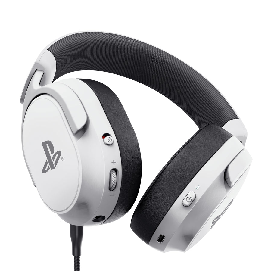 Trust GXT 499 Forta Kopfhörer Verkabelt & Kabellos Kopfband Gaming Weiß