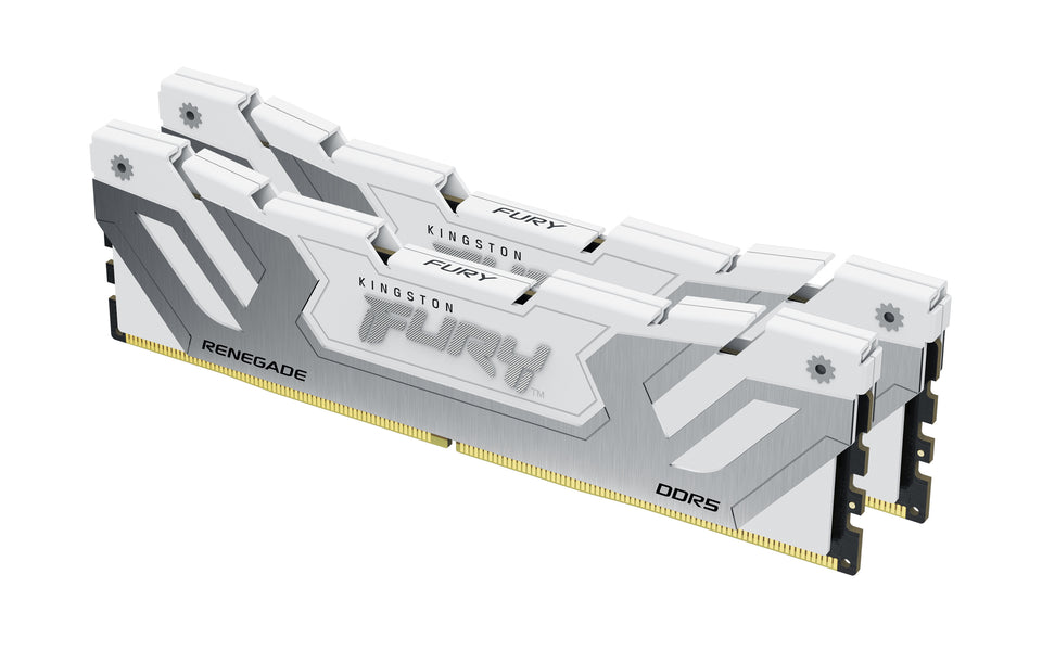 Kingston Technology FURY 48 Go 8400 MT/s DDR5 CL40 CUDIMM (kit de 2) Renegade White XMP