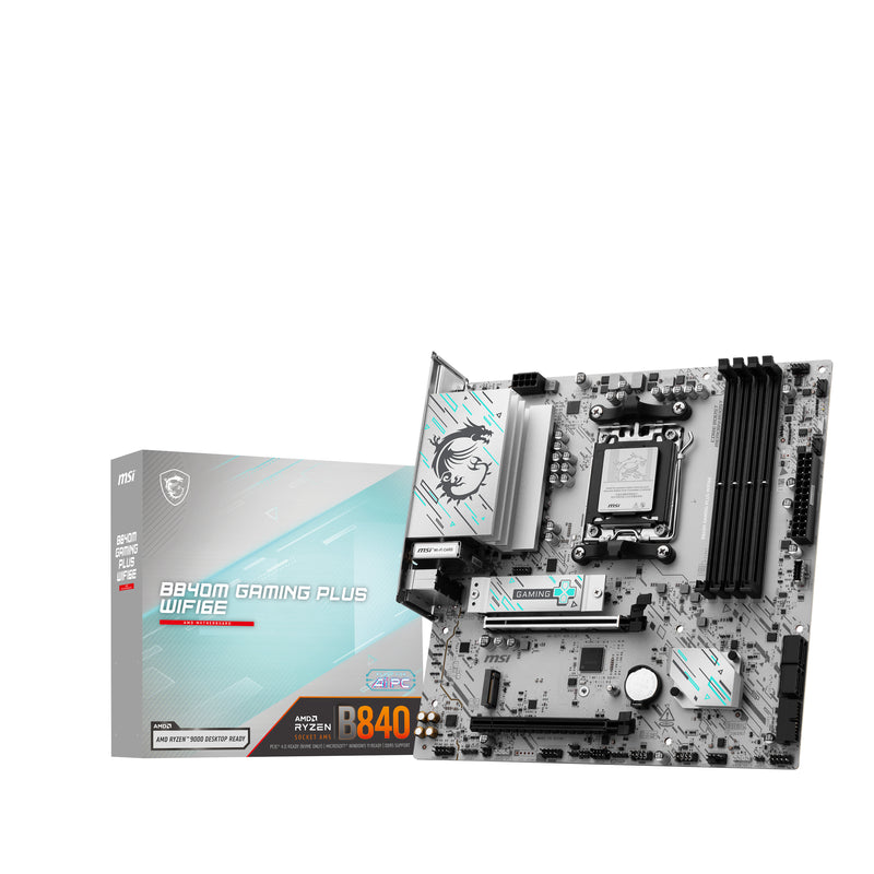 MSI B840M GAMING PLUS WIFI6E Motherboard AMD B840 Sockel AM5 micro ATX