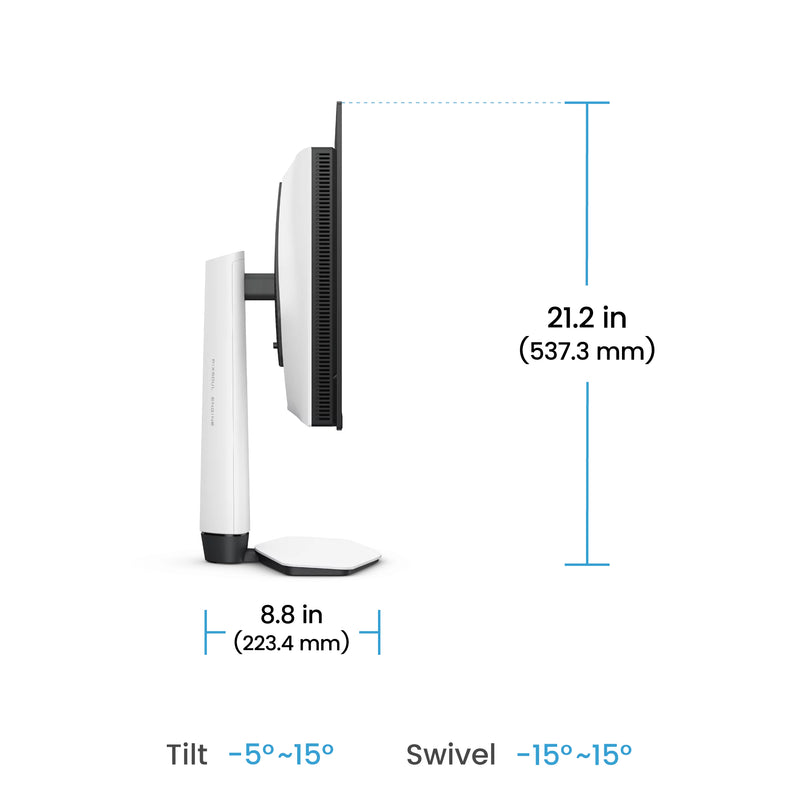 BenQ EX271UZ Computerbildschirm 67,3 cm (26.5") 3840 x 2160 Pixel 4K Ultra HD OLED Schwarz, Weiß