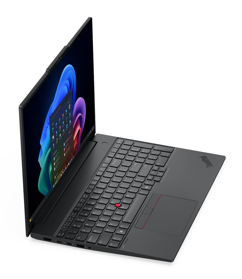 Lenovo ThinkPad E16 Gen 4 (Intel) Copilot+ PC Intel Core Ultra 7 355 Laptop 40,6 cm (16") WUXGA 32 GB DDR5-SDRAM 1 TB SSD Wi-Fi 7 (802.11be) Windows 11 Pro Deutsch Schwarz