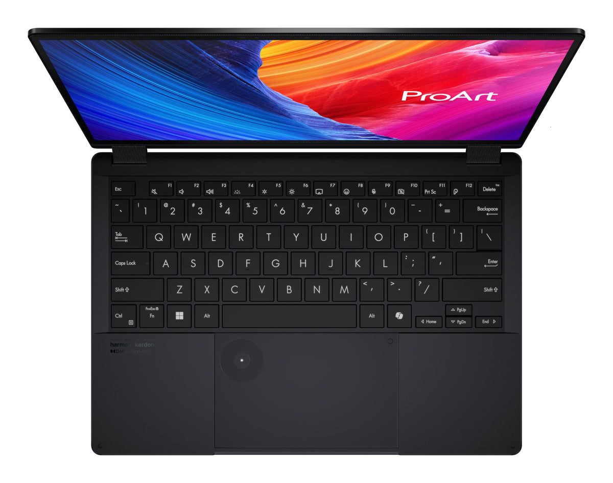 ASUS ProArt GoPro Edition PX13 HN7306EA-LX036W Copilot+ PC AMD Ryzen AI Max+ 395 Hybrid (2-in-1) 33,8 cm (13.3") Touchscreen WQXGA+ 32 GB LPDDR5x-SDRAM 1 TB SSD Wi-Fi 7 (802.11be) Windows 11 Home Deutsch Schwarz