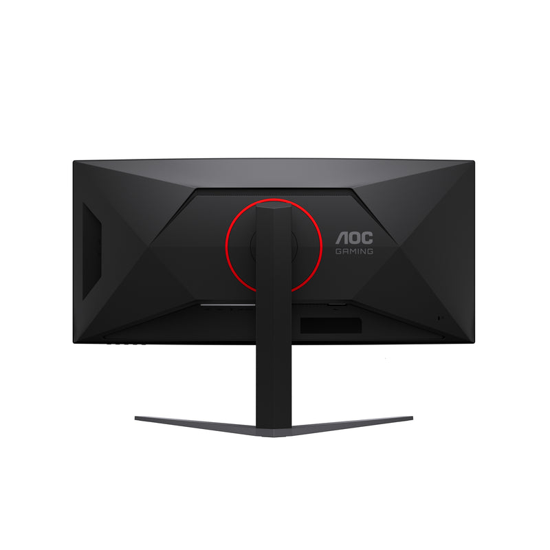 AOC G4 34'' CU34G4CA Computerbildschirm 86,4 cm (34") 3440 x 1440 Pixel Schwarz, Rot